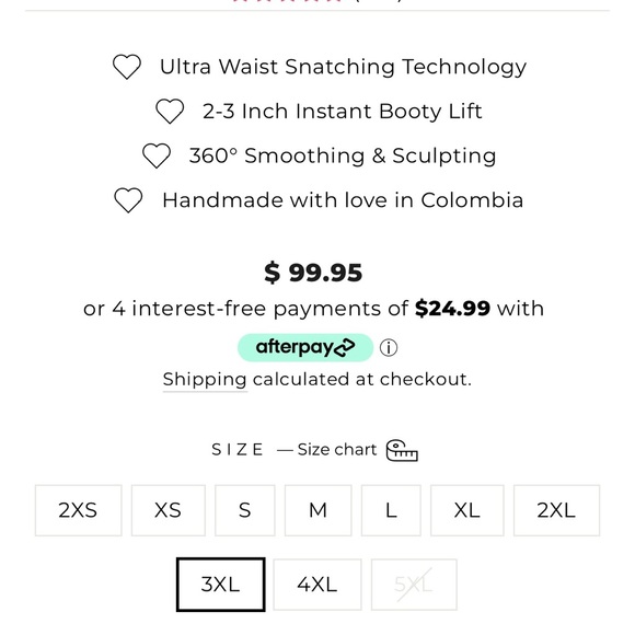 Faja Media: Color Cocoa 3Xl - Picture 4 of 5